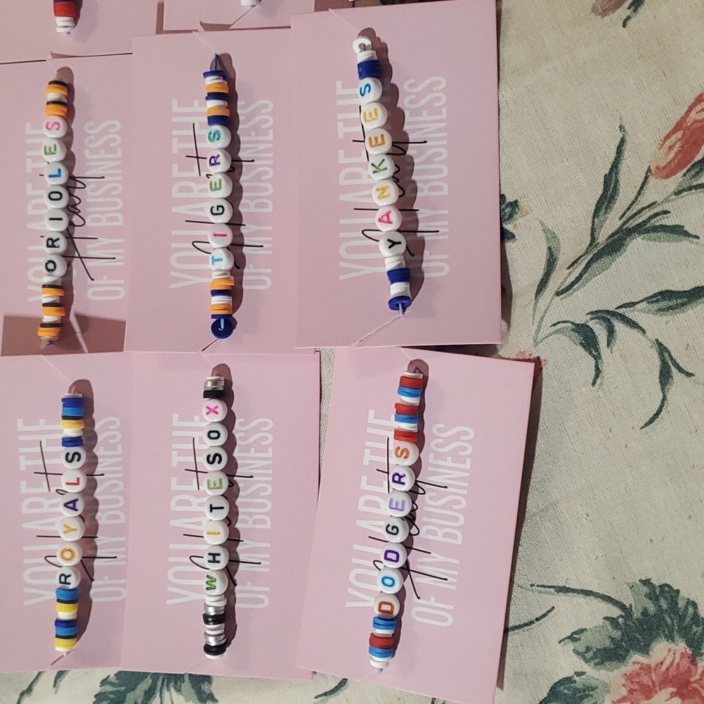 MLB team bracelet